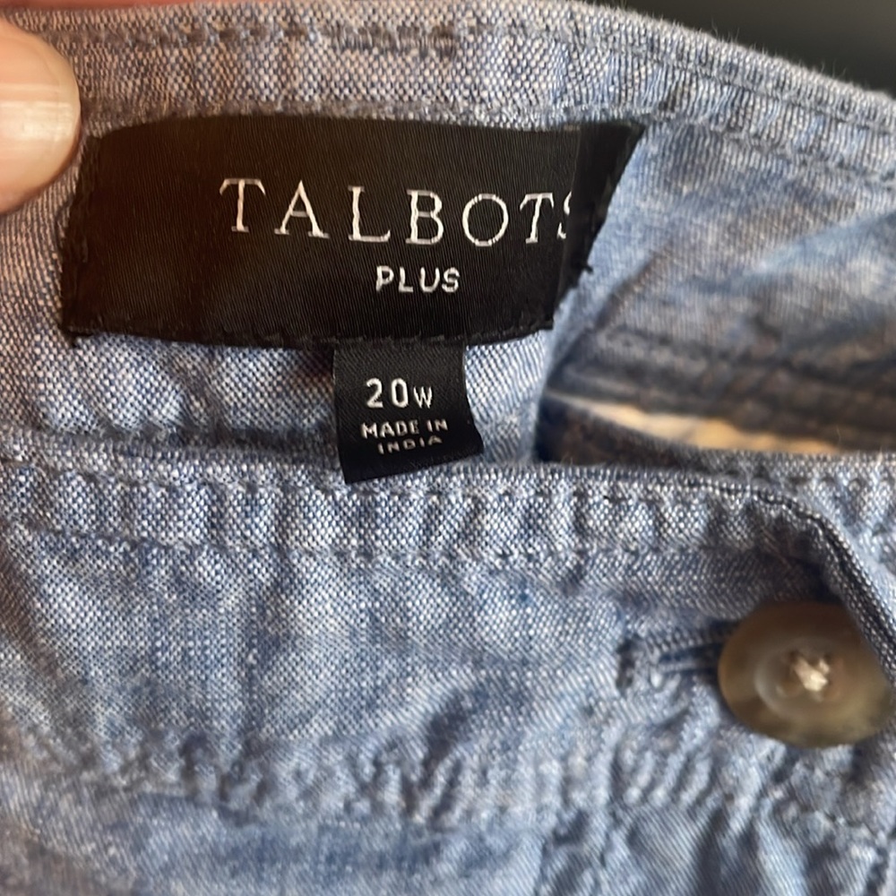 Talbots Chambray skirt - Picture 3 of 4